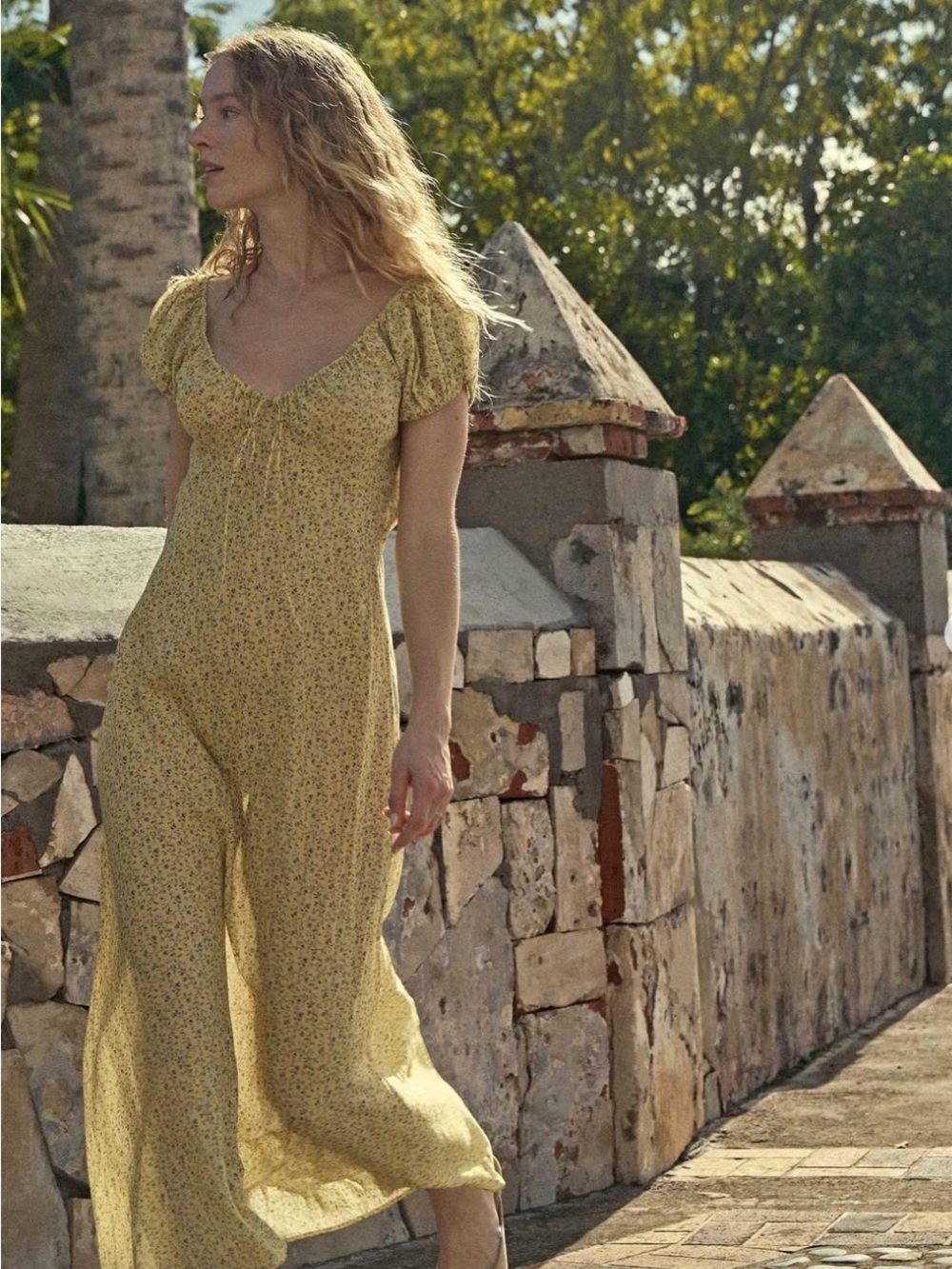 Doen Sofia Maxi Dress Moonflower Floral